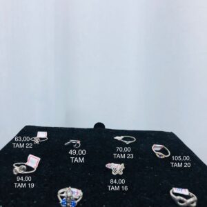 Anel Prata Feminino Detalhes Únicos